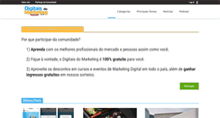 Desktop Screenshot of digitaisdomarketing.com.br